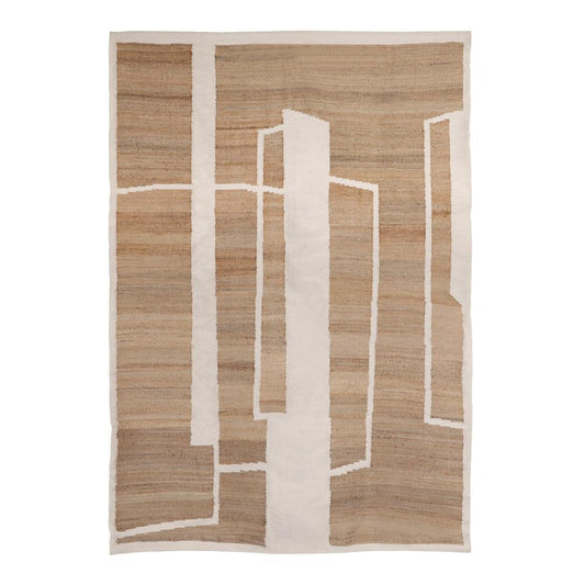 Henry & Mason - Harold Handwoven Wool and Jute 6 X 9 Area Rug in Natural and Ivory - DV7605 veiw 1