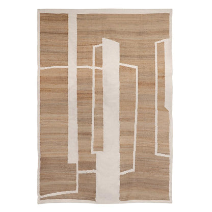 Henry & Mason - Harold Handwoven Wool and Jute 8 X 10 Area Rug in Natural and Ivory - DV7606 veiw 1
