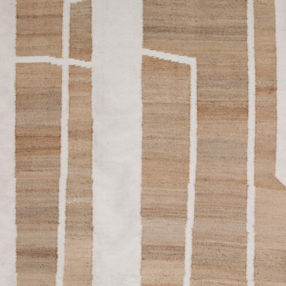 Henry & Mason - Harold Handwoven Wool and Jute 8 X 10 Area Rug in Natural and Ivory - DV7606 veiw 2