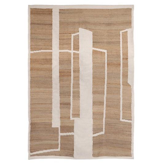 Henry & Mason - Harold Handwoven Wool and Jute 9 X 12 Area Rug in Natural and Ivory - DV7607 veiw 1