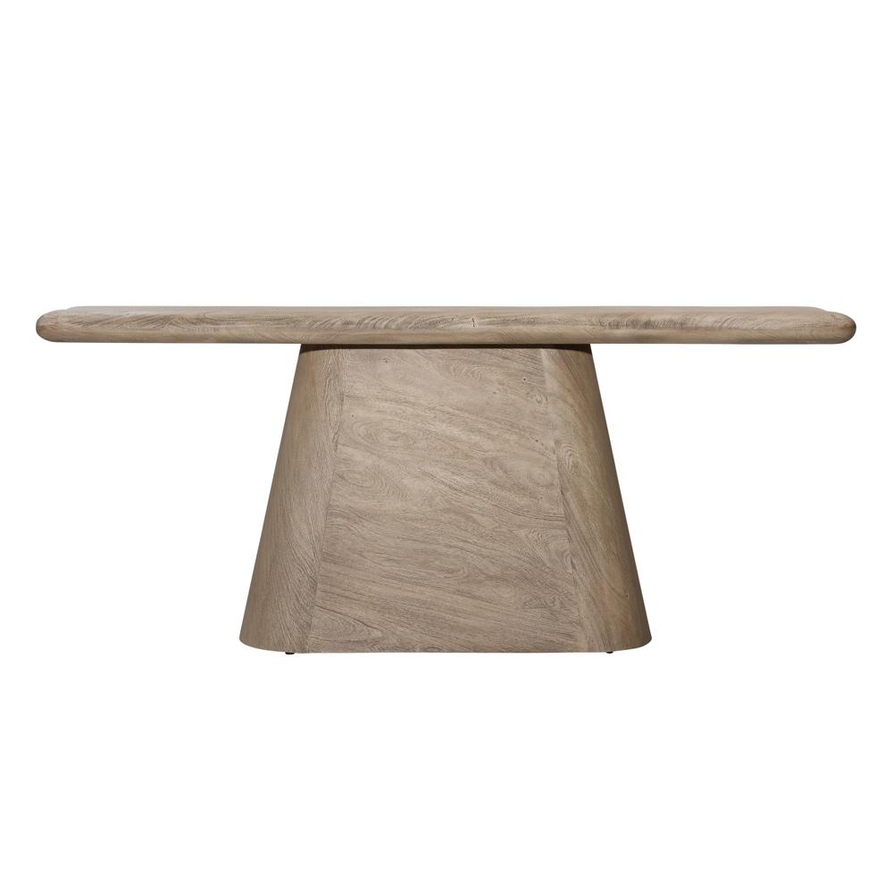 Henry & Mason - Langer Natural Sandblasted Acacia Wood Console Table - DV7657 veiw 2