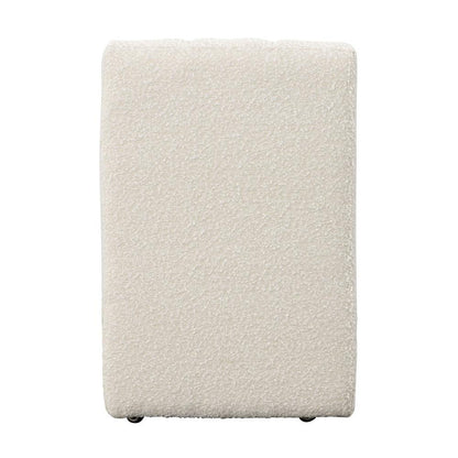 Henry & Mason - Yosem Solid Pine Dining Chair in Cream Boucle Performance Fabric with Casters - DV7384 veiw 4