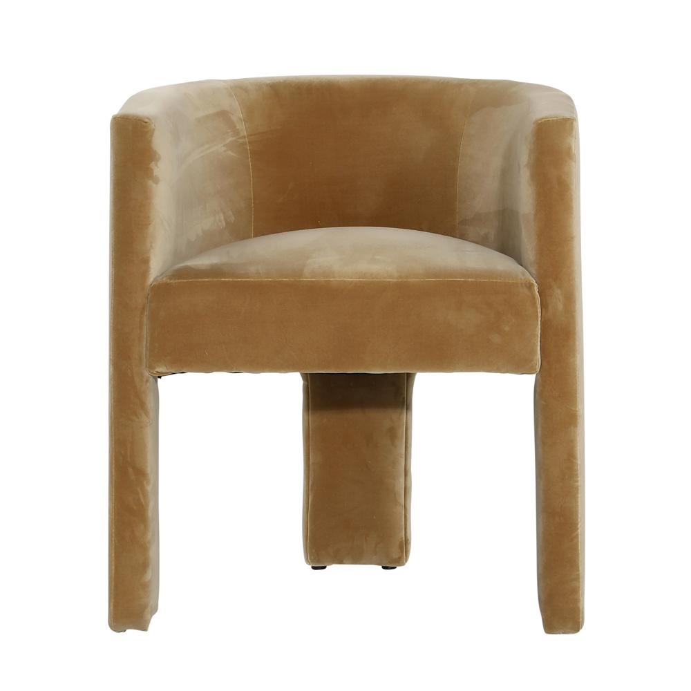 Henry & Mason - Haifa Solid Pine Wood Dining Chair with Camel Upholstery - DV7398 veiw 2
