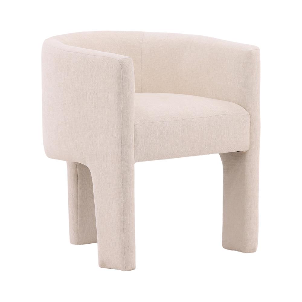 Henry & Mason - Haifa Solid Pine Wood Dining Chair with Cream Upholstery - DV7399 veiw 1