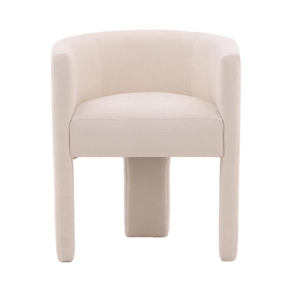 Henry & Mason - Haifa Solid Pine Wood Dining Chair with Cream Upholstery - DV7399 veiw 2