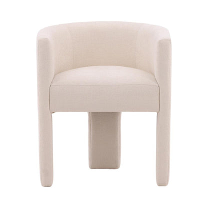Henry & Mason - Haifa Solid Pine Wood Dining Chair with Cream Upholstery - DV7399 veiw 2