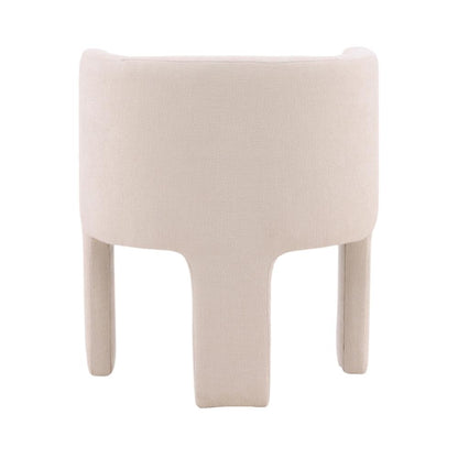 Henry & Mason - Haifa Solid Pine Wood Dining Chair with Cream Upholstery - DV7399 veiw 4