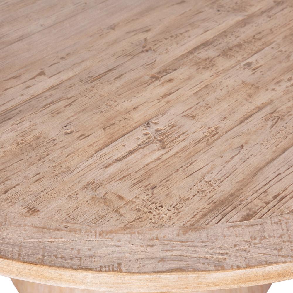 Henry & Mason - Rachel 65in Round Reclaimed Pine Wood Counter Table in Light Warm Wash - DV7432 veiw 3