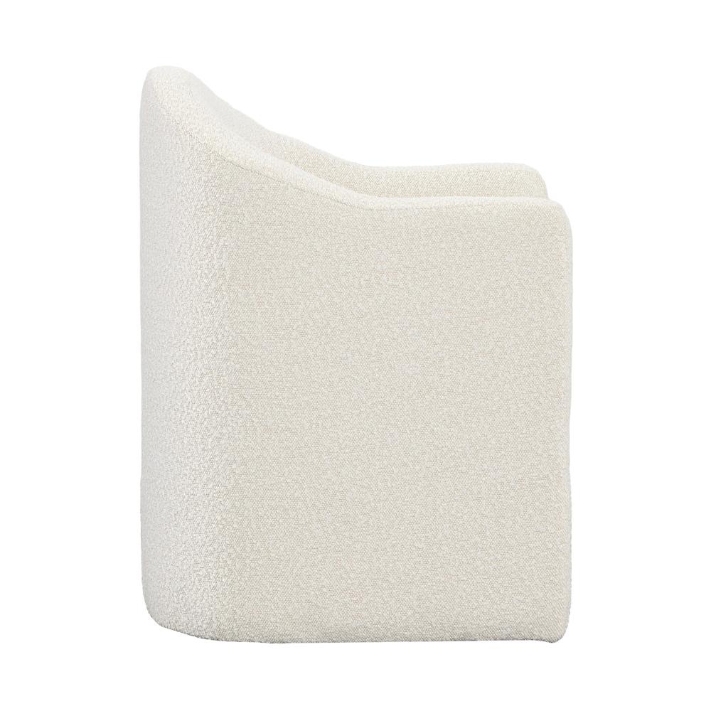 Henry & Mason - Wendle Solid Pine Wood Dining Chair with Cream Boucle Fabric - DV7378 veiw 3