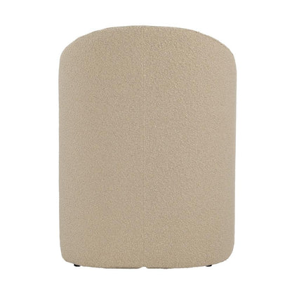 Henry & Mason - Wendle Solid Pine Wood Dining Chair with Sand Boucle Fabric - DV7379 veiw 4