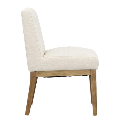 Henry & Mason - Scottie Dining Chair in Cream with Ash Wood Legs - DV7380 veiw 3