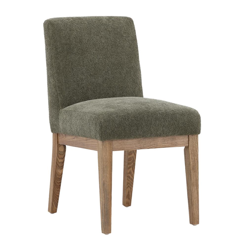 Henry & Mason - Scottie Dining Chair in Olive Green with Ash Wood Legs - DV7382 veiw 1