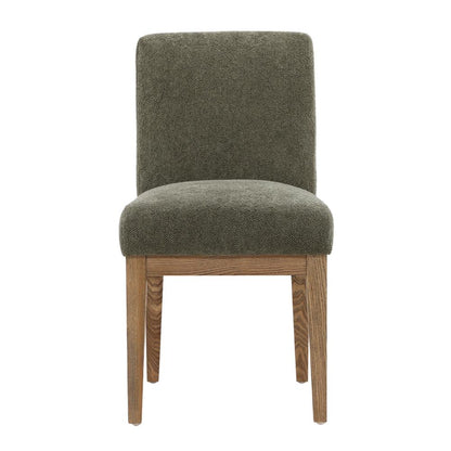Henry & Mason - Scottie Dining Chair in Olive Green with Ash Wood Legs - DV7382 veiw 2