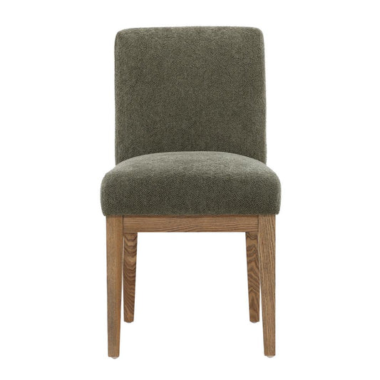 Henry & Mason - Scottie Dining Chair in Olive Green with Ash Wood Legs - DV7382 veiw 2