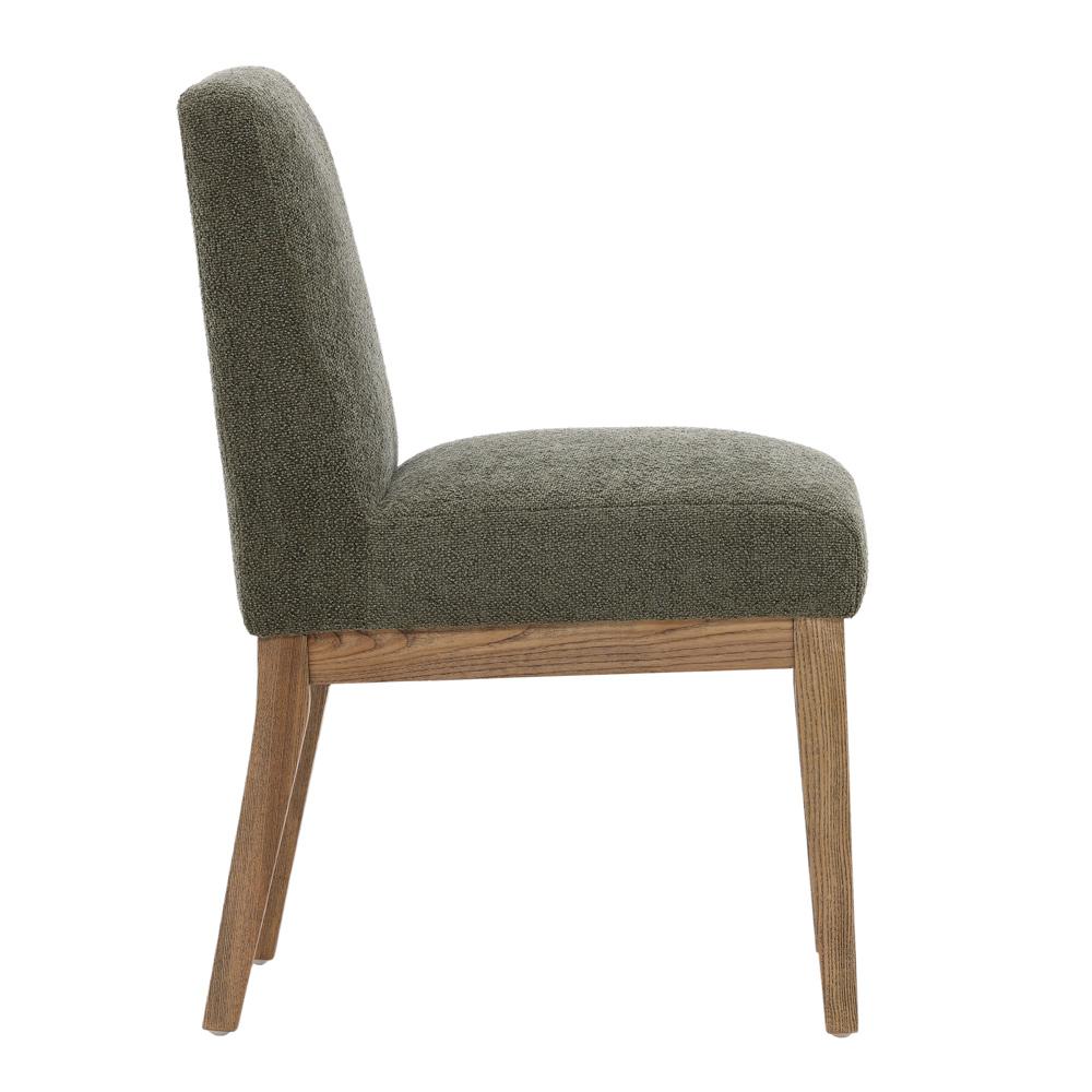 Henry & Mason - Scottie Dining Chair in Olive Green with Ash Wood Legs - DV7382 veiw 3