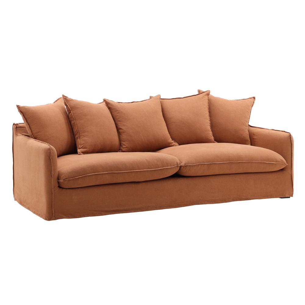 Henry & Mason - Desi Birchwood Sofa Frame and Slipcover Sienna veiw 1