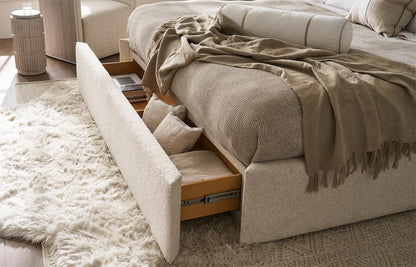 Universal Furniture - Owen Storage Bed King - White Oak - U428340SB veiw 5