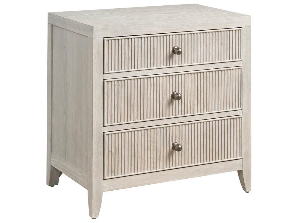 Universal Furniture - Carmen Three Drawer Nightstand - White Oak - U428355 veiw 1