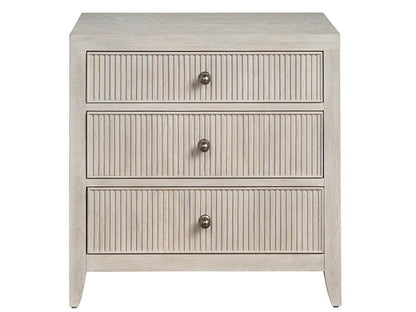 Universal Furniture - Carmen Three Drawer Nightstand - White Oak - U428355 veiw 2