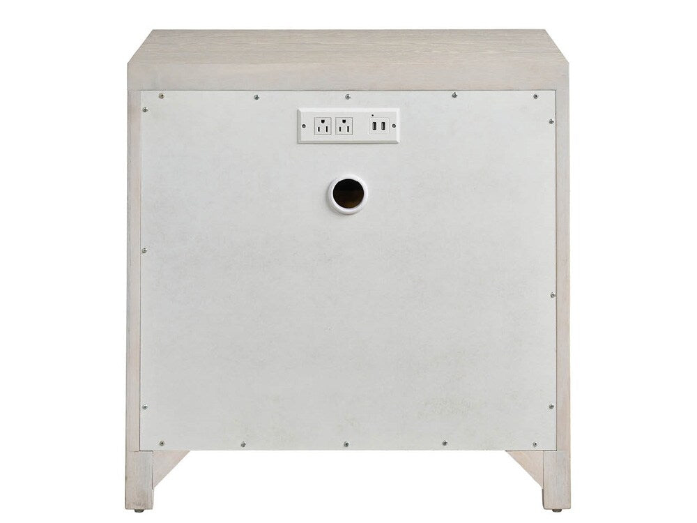 Universal Furniture - Carmen Three Drawer Nightstand - White Oak - U428355 veiw 3