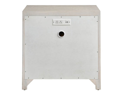 Universal Furniture - Carmen Three Drawer Nightstand - White Oak - U428355 veiw 3