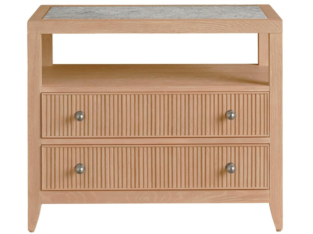Universal Furniture - Carmen Two Drawer Nightstand - Skylark - U428A356 veiw 1