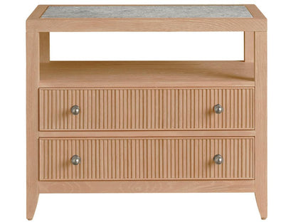 Universal Furniture - Carmen Two Drawer Nightstand - Skylark - U428A356 veiw 1
