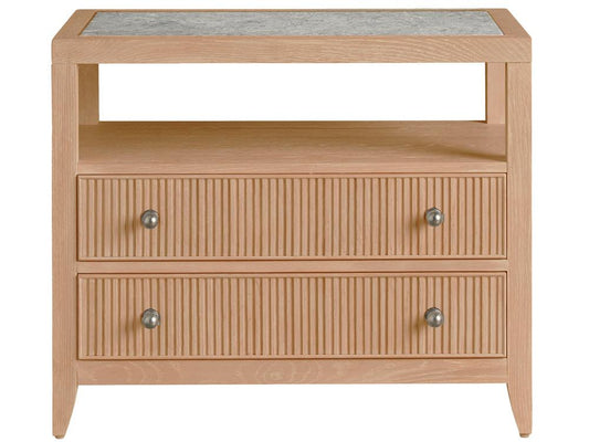 Universal Furniture - Carmen Two Drawer Nightstand - Skylark - U428A356 veiw 1