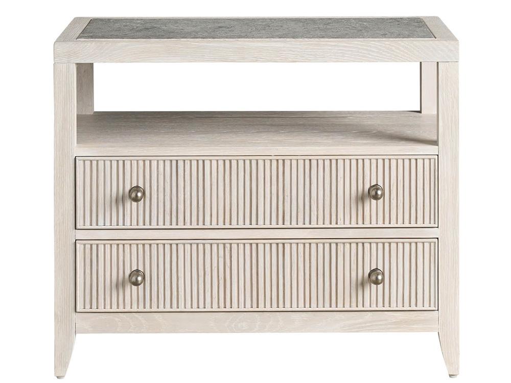 Universal Furniture - Carmen Two Drawer Nightstand - White Oak - U428356 veiw 1