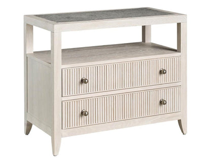 Universal Furniture - Carmen Two Drawer Nightstand - White Oak - U428356 veiw 2