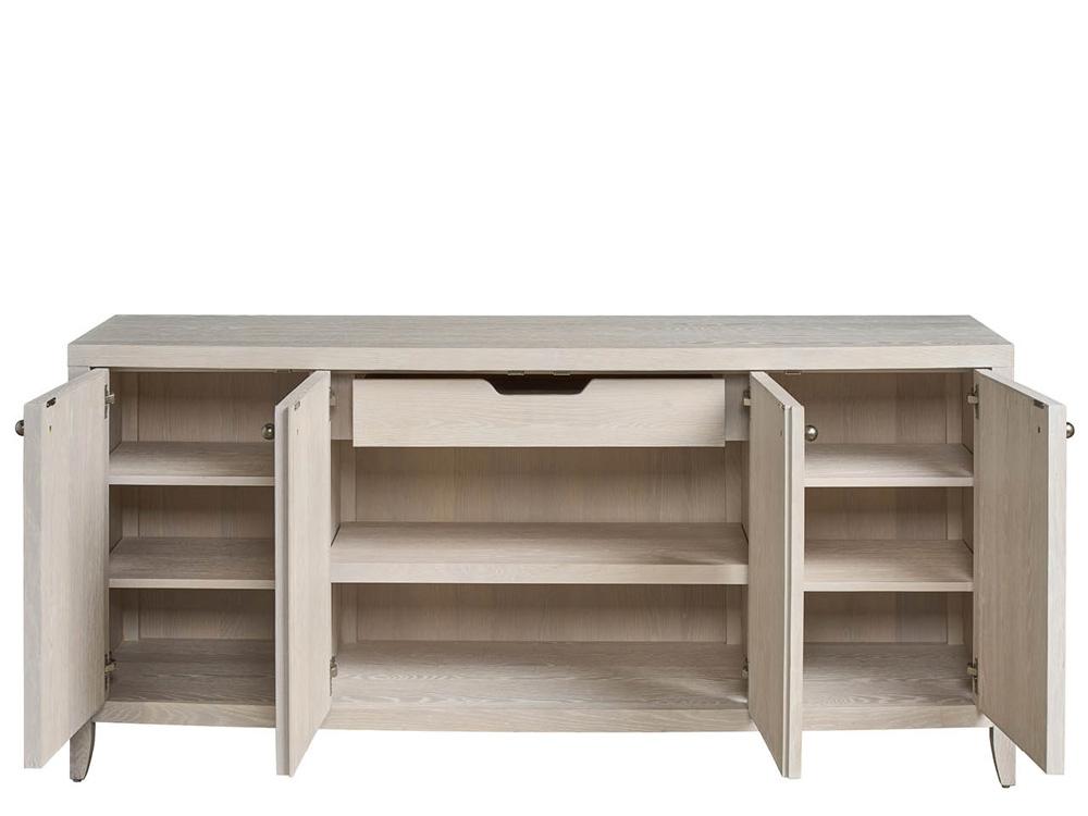 Universal Furniture - Carmen Credenza - White Oak - U428679 veiw 4