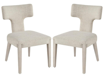 Universal Furniture - Raen Upholstered Side Chair (set of 2) - White Oak - U428628P veiw 1