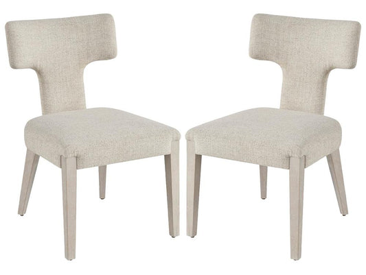 Universal Furniture - Raen Upholstered Side Chair (set of 2) - White Oak - U428628P veiw 1