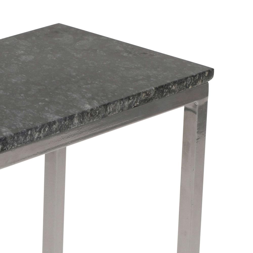 Jofran - Aurora Solid Marble Modern Luxury Glam Accent C-Table (Set of 2) in Black - 2330-NERO veiw 8