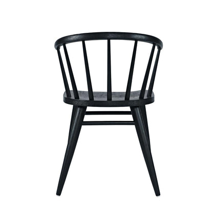 Jofran - Fitz Traditional Solid Wood Curved Back Spindle Dining Chair (Set of 2) in Black - 2421-FITZBLK veiw 5