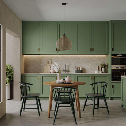 Jofran - Fitz Traditional Solid Wood Curved Back Spindle Dining Chair (Set of 2) in Black - 2421-FITZBLK veiw 9