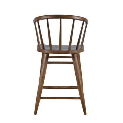 Jofran - Fitz Traditional Solid Wood Curved Back Spindle Dining Chair (Set of 2) in Chestnut - 2421-FITZCHS veiw 4