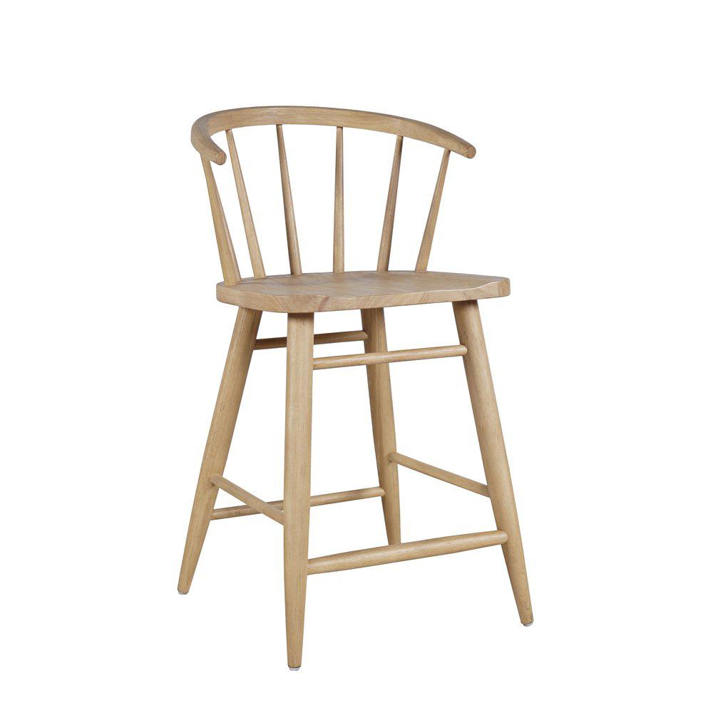Jofran - Fitz Traditional Solid Wood Curved Back Spindle Dining Chair (Set of 2) in Natural - 2421-FITZNAT veiw 2