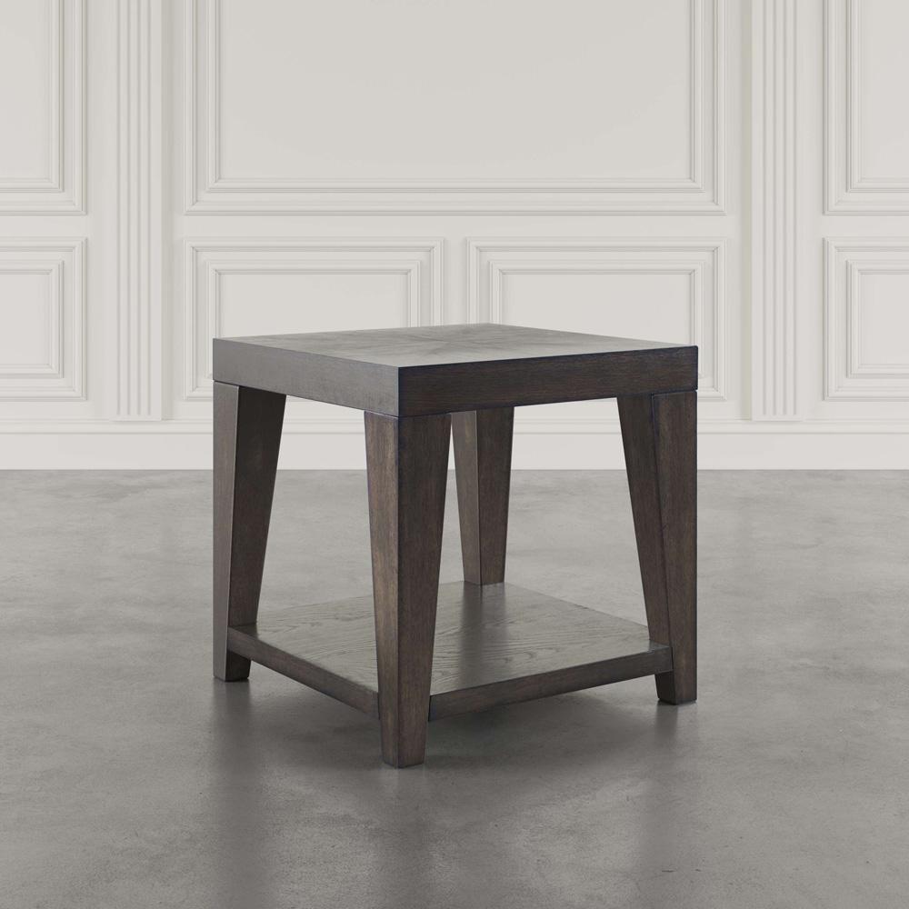 Jofran - Laurel Creek Modern Contemporary 24in Square End Table with Open Shelf in Espresso - 2450-3 veiw 6