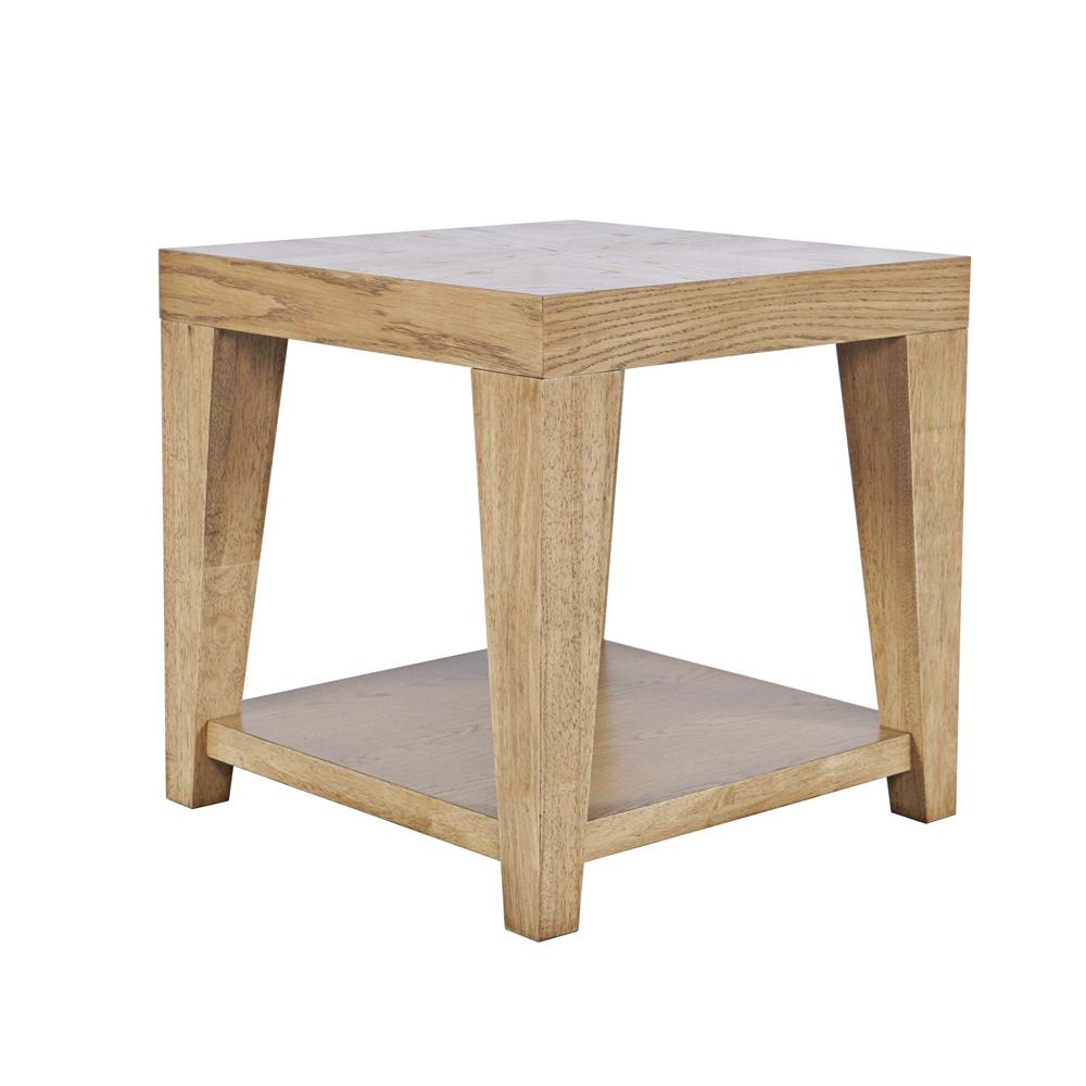 Jofran - Laurel Creek Modern Contemporary 24in Square End Table with Open Shelf in Natural - 2460-3 veiw 3