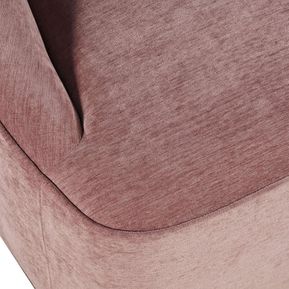 Jofran - Lulu Mid-Century Modern Upholstered Casual Swivel Accent Chair in Lilac - LULU2-SW-LILAC veiw 6