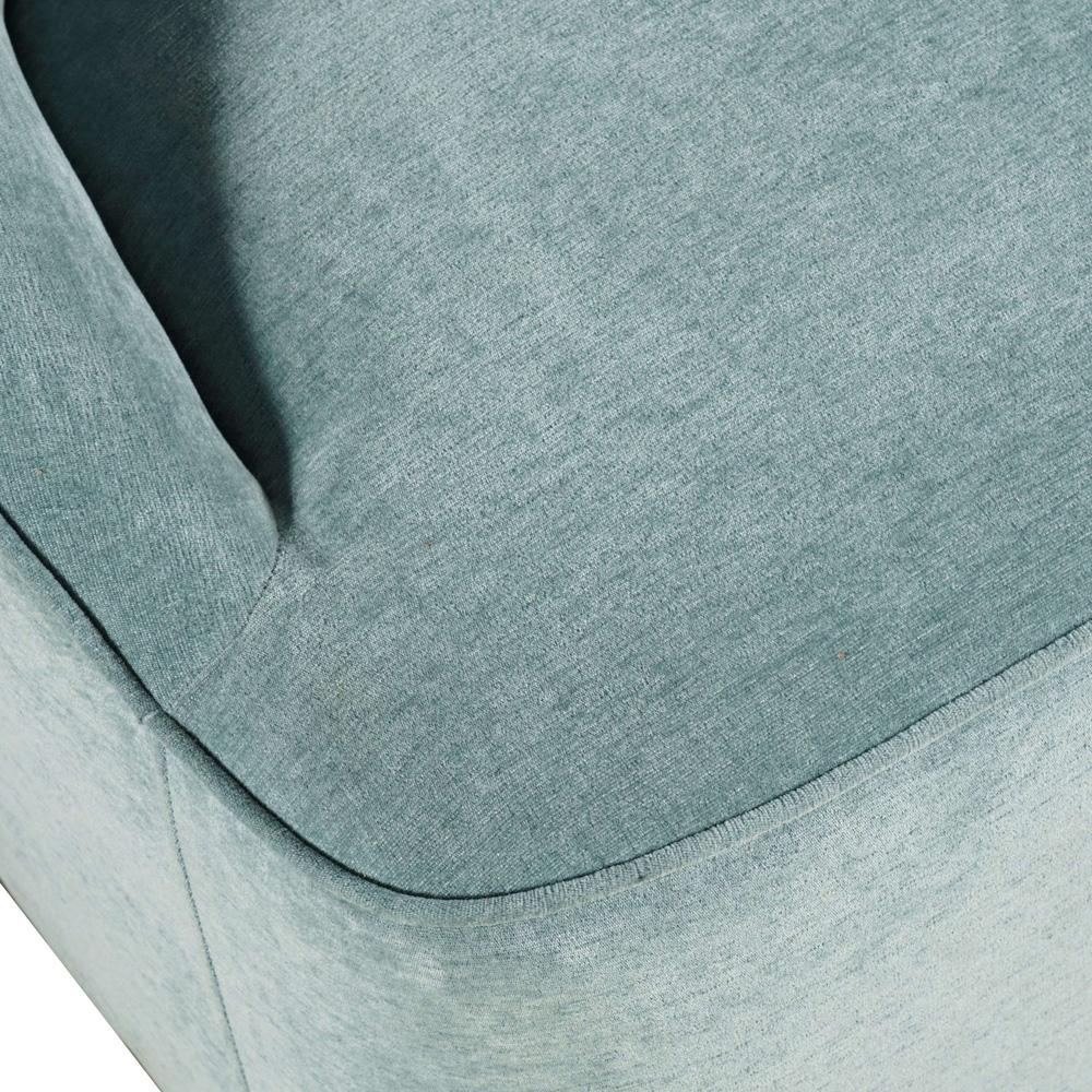 Jofran - Lulu Mid-Century Modern Upholstered Casual Swivel Accent Chair in Teal - LULU2-SW-TEAL veiw 6