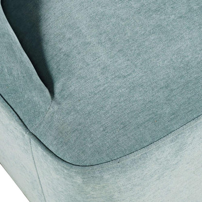 Jofran - Lulu Mid-Century Modern Upholstered Casual Swivel Accent Chair in Teal - LULU2-SW-TEAL veiw 6