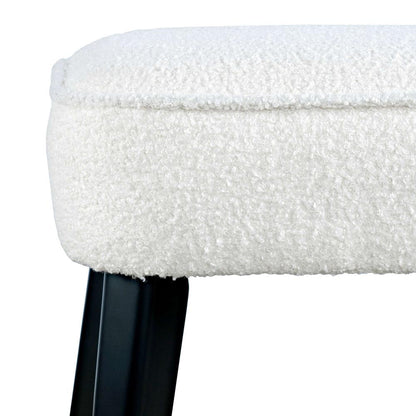 Jofran - Nash Mid-Century Modern Five Piece Counter Height Dining Set with Upholstered Backless Stools in Black - 2271-NSH45B-4WESBB veiw 5