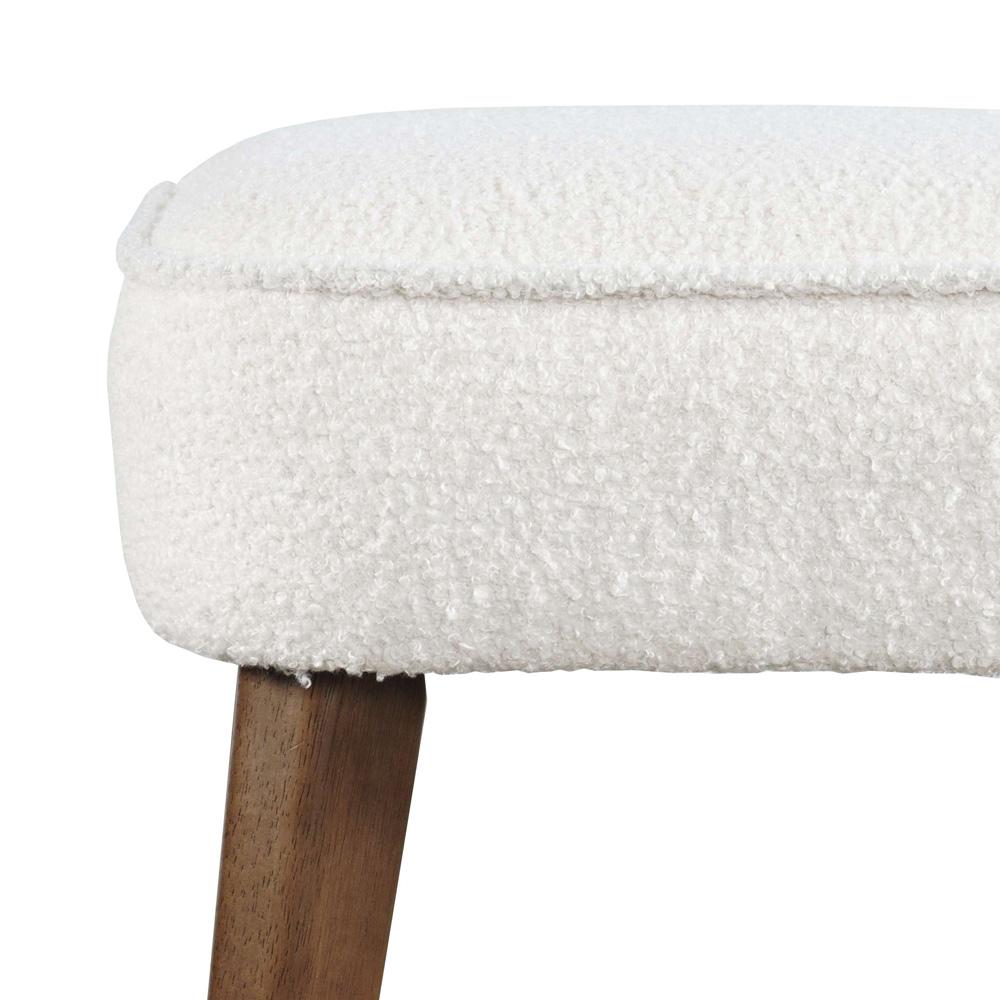 Jofran - Nash Mid-Century Modern Five Piece Counter Height Dining Set with Upholstered Backless Stools in Walnut - 2271-NSH45W-4WESBW veiw 5