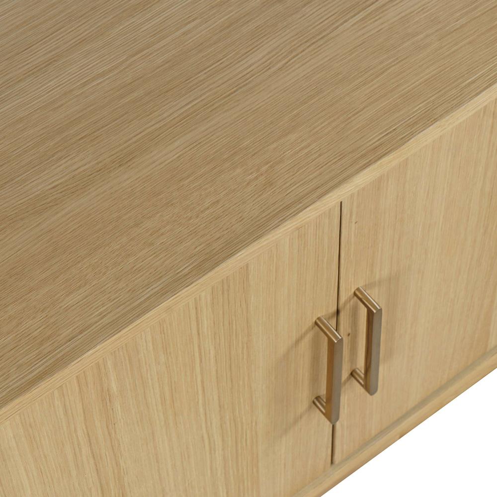 Jofran - Olson 67in Mid-Century Modern Scandinavian Console TV Stand Storage Cabinet in Natural - 2477-67 veiw 8