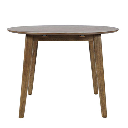 Jofran - Percy 42in Contemporary Round Drop-Leaf Dining Table in Chestnut - 2421-PERCYCHS veiw 2