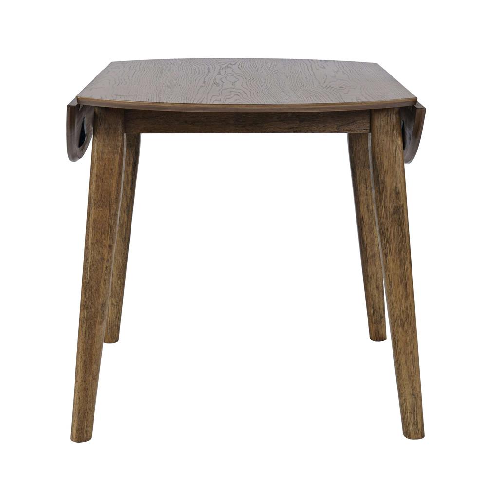 Jofran - Percy 42in Contemporary Round Drop-Leaf Dining Table in Chestnut - 2421-PERCYCHS veiw 4