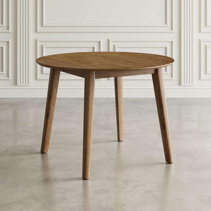 Jofran - Percy 42in Contemporary Round Drop-Leaf Dining Table in Chestnut - 2421-PERCYCHS veiw 7