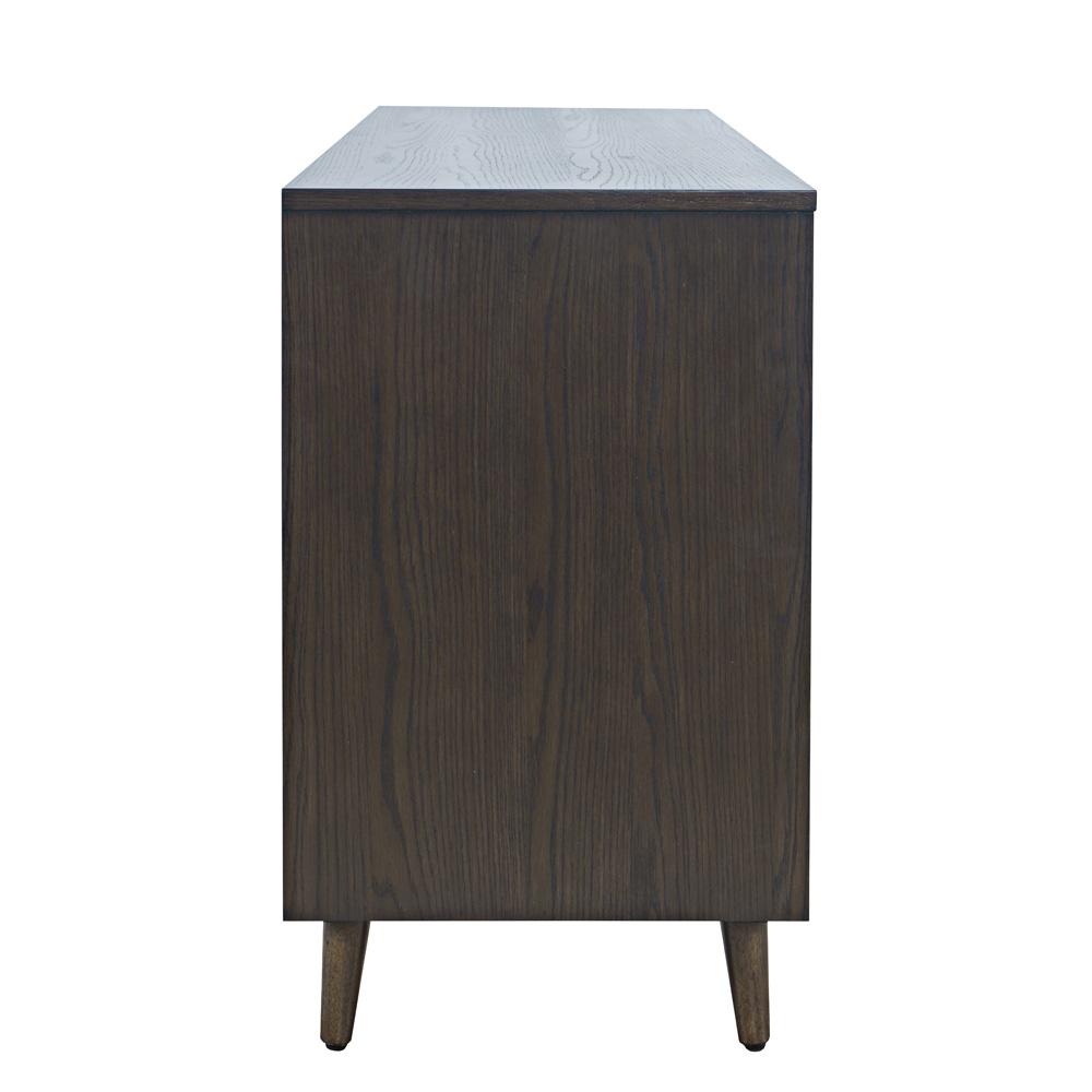 Jofran - Reece 50in Mid-Century Modern Starburst TV Stand Console Storage Cabinet in Americano - 2485-50 veiw 4